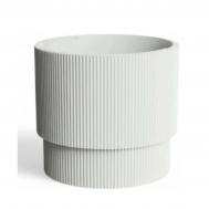 Кашпо  Vega белое 36,5х38 см Serinova