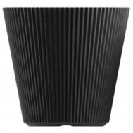 Кашпо  Luna чёрное 39х36,5 см Serinova