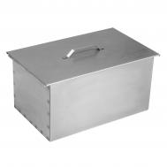 Коптильня двухъярусная  с поддоном для сбора жира 45х28х24 см сталь 1,5 мм (К-001) Тонар