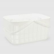 Корзина для пикника  Jute белая 26 л Akay