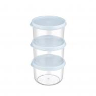 Набор контейнеров  для хранения 650 мл 3 шт Akay