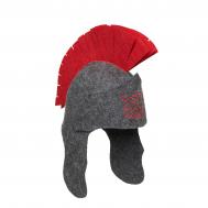 Шапка банная  "Гладиатор", войлок серый Главбаня