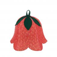 Шапка банная  "Клубничка", войлок Главбаня