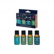 Набор масел эфирных  пихта, мята, сосна, эвкалипт, 4x15 мл Б7001 Главбаня
