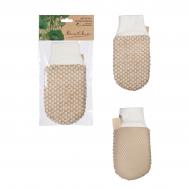 Мочалка двухсторонняя  "Рукавица" РАМИ/Air-Mesh", крапива, 22х13 см Banika