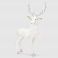 Декоративная фигура  олень белый 32х17х42 см James arts