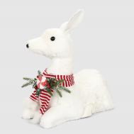 Декоративная фигура  олень лежащий белый 51х30х59 см James arts