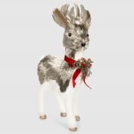 Декоративная фигура  олень в попоне белый 36х16х66 см James arts