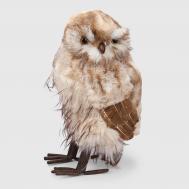 Декоративная фигура  сова светло-коричневая 18х17х35 см James arts