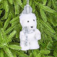 Декор на ёлку  медведь 10х7х17 см James arts