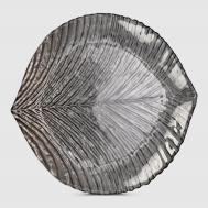 Тарелка  drops д20cm ш19см имбирь+дым ArdaCam