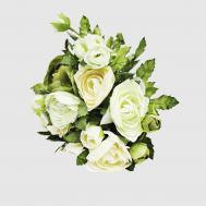 Букет ранункулюсов  искусственный, белый 23 см Конэко-О