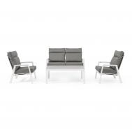 Комплект садовой мебели  Kledi белый 4 предмета Bizzotto
