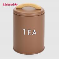 Банка для хранения чая  коричневый 1,2 л Kitchenstar