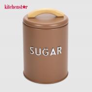 Банка для хранения сахара  коричневый 1,2 л Kitchenstar