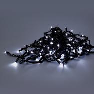 Электрогирлянда  уличная 100 LED холодный белый и вспышка Reason