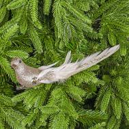 Декоративное украшение для ёлки  птица золотистая 20х5,5 см Yiwu E-commerce