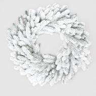 Венок  Афина флокированный 50 см Царь Елка