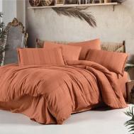 Комплект постельного белья  Arakis Ranforce семейный, терракотовый Nordqueen