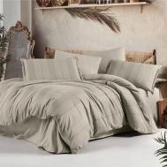 Комплект постельного белья  Arakis Ranforce семейный, бежевый Nordqueen