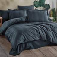 Комплект постельного белья  Unita Ranforce Anthracite евро Nordqueen