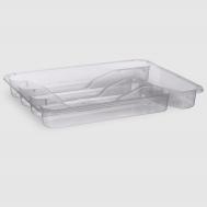 Ящик для ложек  small size прозрачный 33,5х26х4 см Asude Plastik
