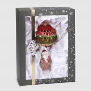 Игрушка ёлочная  Дед Мороз на воздушном шаре Snow and Stars