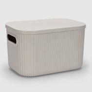 Ящик для хранения  Pure 6,2 л 27x18,5x16 см в ассортименте Emhouse