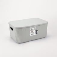 Ящик для хранения  Pure 13,4 л 38x26x16,5 см в ассортименте Emhouse