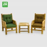 Комплект садовой мебели  Arif 3 предмета Rattan Bamboo