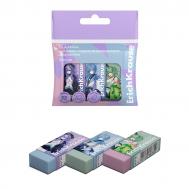 Набор из 3 ластиков  Manga в ассортименте Erich Krause