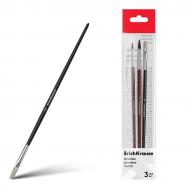 Набор  кисти для акварели и гуаши 3 шт Erich Krause