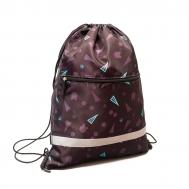 Мешок для обуви  Black Style с карманом на молнии 500x410 мм Erich Krause