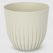 Горшок для цветов  line d16 см 2.2л светло-бежевый Alya Plastik