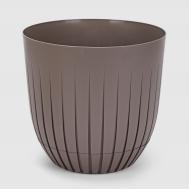 Горшок для цветов  line d26 см 10л капучино Alya Plastik
