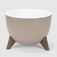 Горшок для цветов  ufo d25 см 4.5л бежевый Alya Plastik