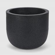 Кашпо для цветов  cesme d40 см 28л антрацит Alya Plastik