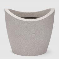 Кашпо для цветов  gondol 42x35x37 см бежевый Alya Plastik