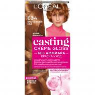 Крем- кастинг  глосс 634 каштановый Мед LOREAL