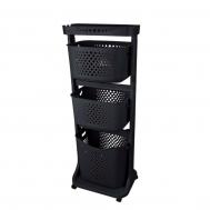 Органайзер для хранения  №4 D.Grey чёрный 43,7х33,2х112 см Titiz Plastik