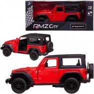 Машинка металлическая RMZ City Jeep Wrangler Rubicon 2021 закрытый верх, масштаб 1:39 Лицензионная модель. Фрикционный механизм. Uni Fortune