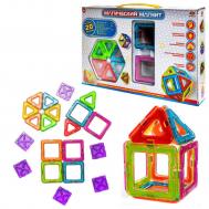 Конструктор  "Магический магнит", не менее 20 деталей, в коробке ABtoys