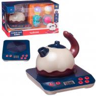 Игровой набор  Помогаю Маме Чайник на батарейках, посуда, аксессуары ABtoys