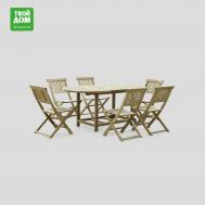 Комплект садовой мебели  7 предметов Rohman Java