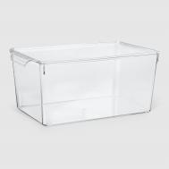 Органайзер для холодильника  с крышкой прозрачный 32,5х20х14,5 см Baroness Home