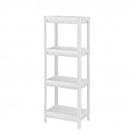 Этажерка для ванной  четырёхъярусная белая 36х23х100 см Baroness Home