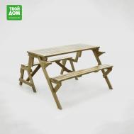 Комплект садовой мебели  Magic скамейка-трансформер 138х130х76 см Rohman Java