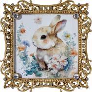 Фоторамка настольная  Ажур (10х10см) 14х2х14 см ГЛАСАР