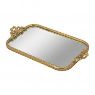 Поднос  с зеркальной поверхностью 54х30х4 см ГЛАСАР