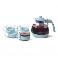 Набор чайный  стекло, 5 предметов 6484 Fissman